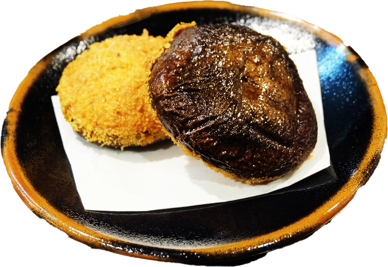 しいたけのすり身揚げ